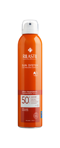 RILASTIL SUN SYSTEM TRANSPARENT SPRAY WET SKIN SPF50+