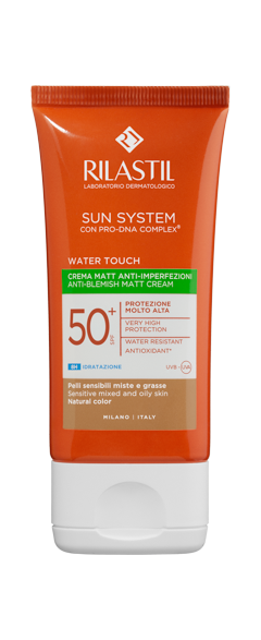 RILASTIL SUN SYSTEM WATER TOUCH MATT SPF50+ COLOR